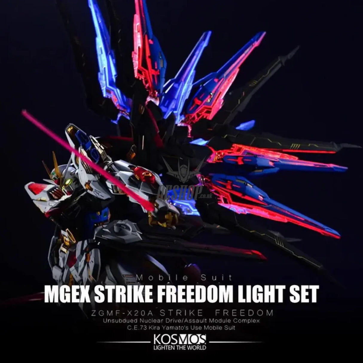 KOSMOS MGEX Strike Freedom LED Kit MGEX Model Lighting System Model Kits Accessories