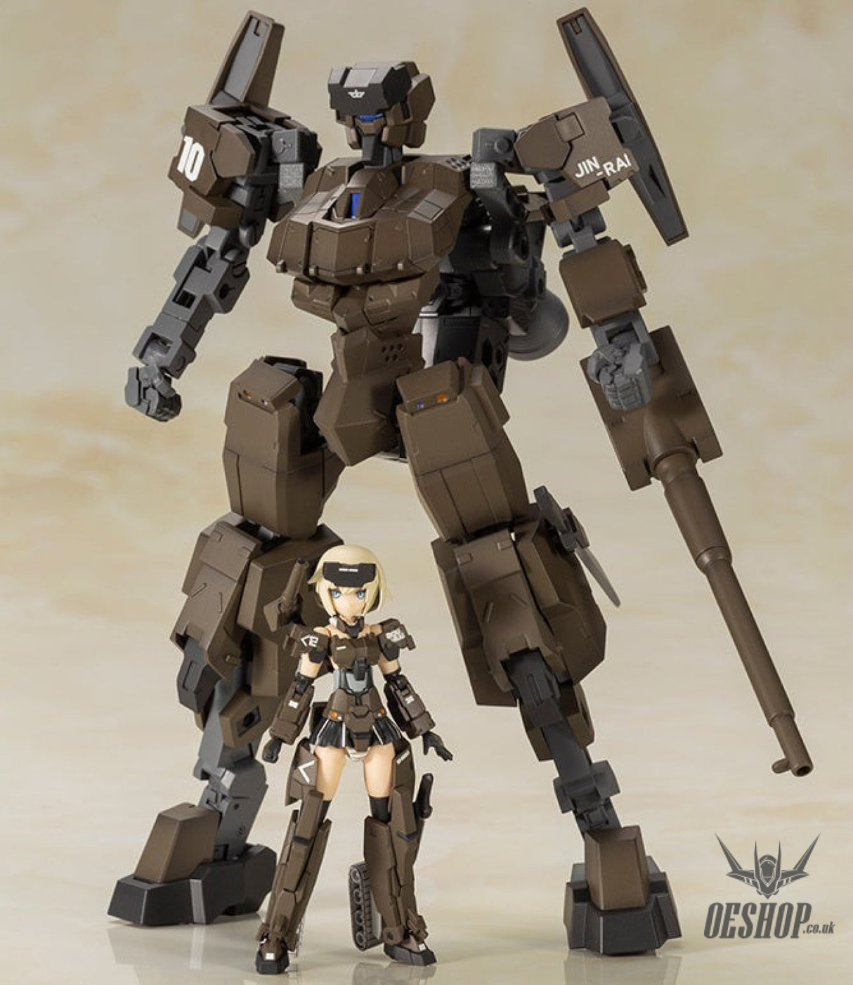 Kotobukiya Frame Arms Girl Hand Scale Gourai with Jinrai Armor Scale Model Kits