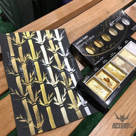 Kuretake Gansai Tambi Starry Colors 6 Metallic Paints Set MC20SC/6V Kuretake 13.98 OEShop