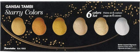 Kuretake Gansai Tambi Starry Colors 6 Metallic Paints Set MC20SC/6V Kuretake 13.98 OEShop