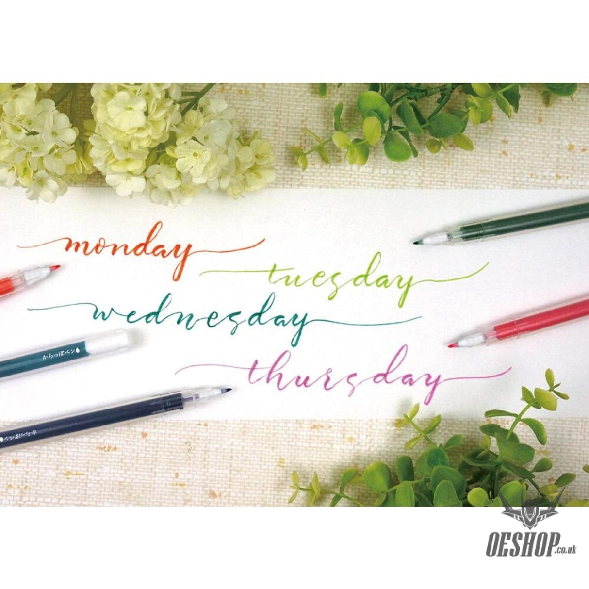 Kuretake Stationery Awards  Karatop Pen Container with Chisel Tip without ink Set of 5 Kuretake 9.99 OEShop