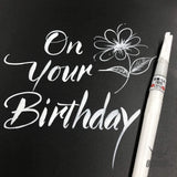 Kuretake Zig Cartoonist Brush Pen White CNBW-01S Kuretake 6.99 OEShop