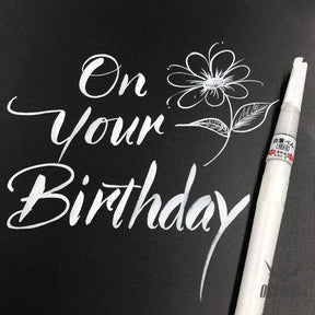 Kuretake Zig Cartoonist Brush Pen White CNBW-01S Kuretake 6.99 OEShop