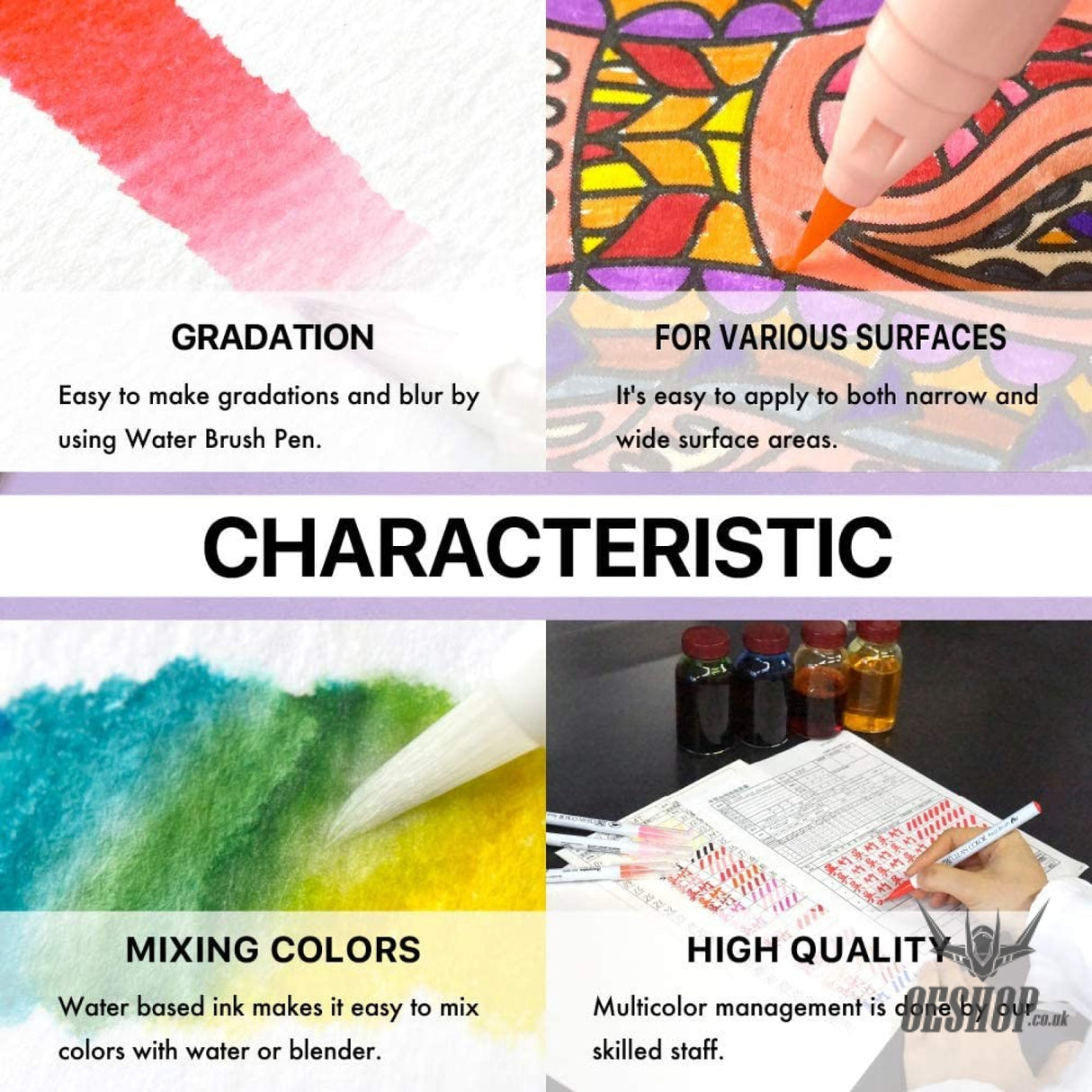 Kuretake Zig Clean Colour Real Brush Set of 12 colours  RB-6000AT/12VA Kuretake 24.98 OEShop