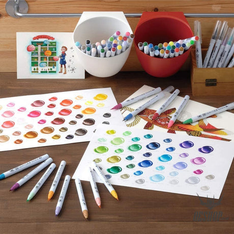 Kuretake Zig Clean Colour Real Brush Set of 12 colours  RB-6000AT/12VA Kuretake 24.98 OEShop