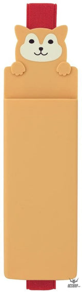 Lihit Lab PuniLabo Book Band Pen Case - Shiba Dog A7720-2 LIHIT LAB. 9.99 OEShop