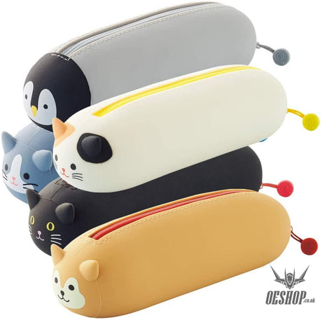 Lihit Lab PuniLabo Sleeping Pen Pouch - Gray Cat A7781-4 LIHIT LAB. 12.98 OEShop