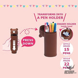 LIHIT LAB PuniLabo Stand Pen Case Large BIG Size -  Otter A7714-14 LIHIT LAB. 15.99 OEShop