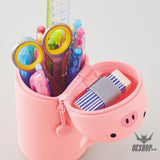 LIHIT LAB PuniLabo Stand Pen Case Large BIG size - Pig A7714-5 LIHIT LAB. 15.99 OEShop