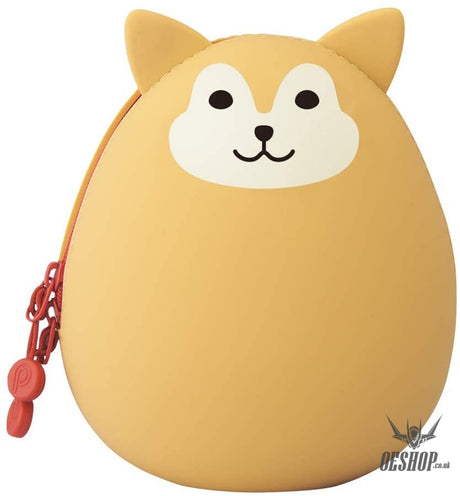 Lihit Lab PuniLabo Zipper Pouch Egg Shaped Big  - Shiba Dog A7783-2 LIHIT LAB. 14.98 OEShop