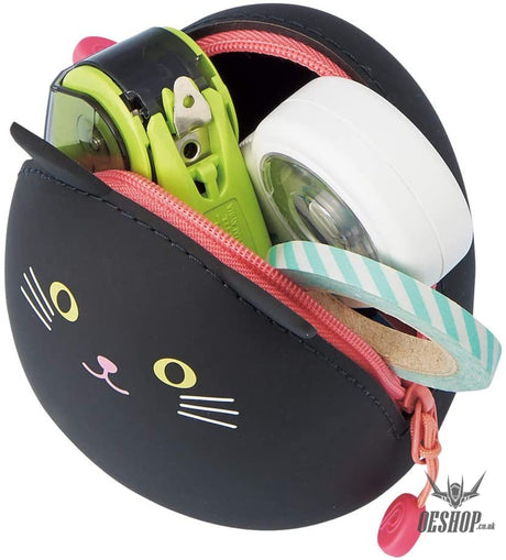 LIHIT LAB PuniLabo Zipper Pouch Egg Shaped - Black Cat A7782-3 LIHIT LAB. 12.98 OEShop