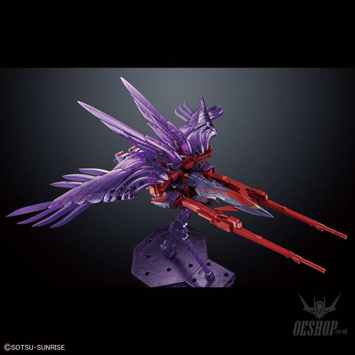 Limited 1/100 MG Wing Gundam Zero EW (Cross Contrast Colors / Clear Purple) - Scale Model Kits