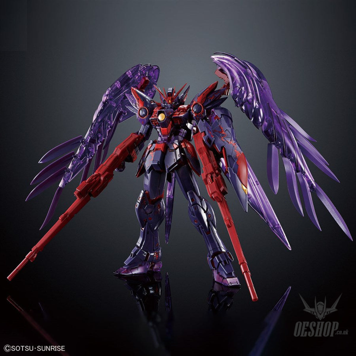 Limited 1/100 MG Wing Gundam Zero EW (Cross Contrast Colors / Clear Purple) - Scale Model Kits
