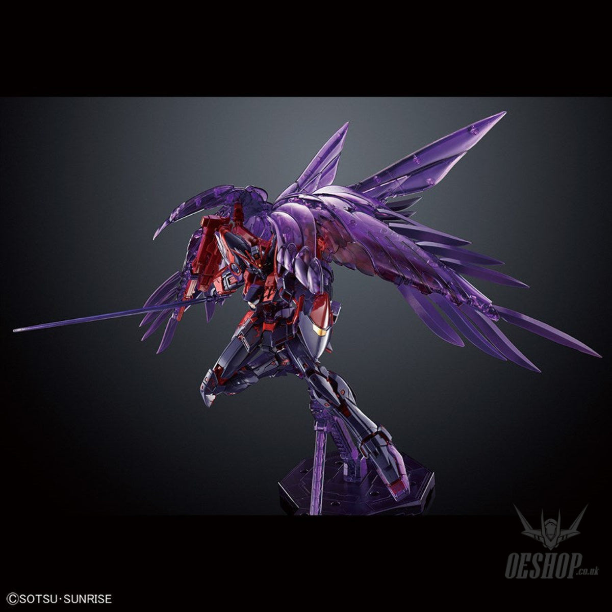 Limited 1/100 MG Wing Gundam Zero EW (Cross Contrast Colors / Clear Purple) - Scale Model Kits