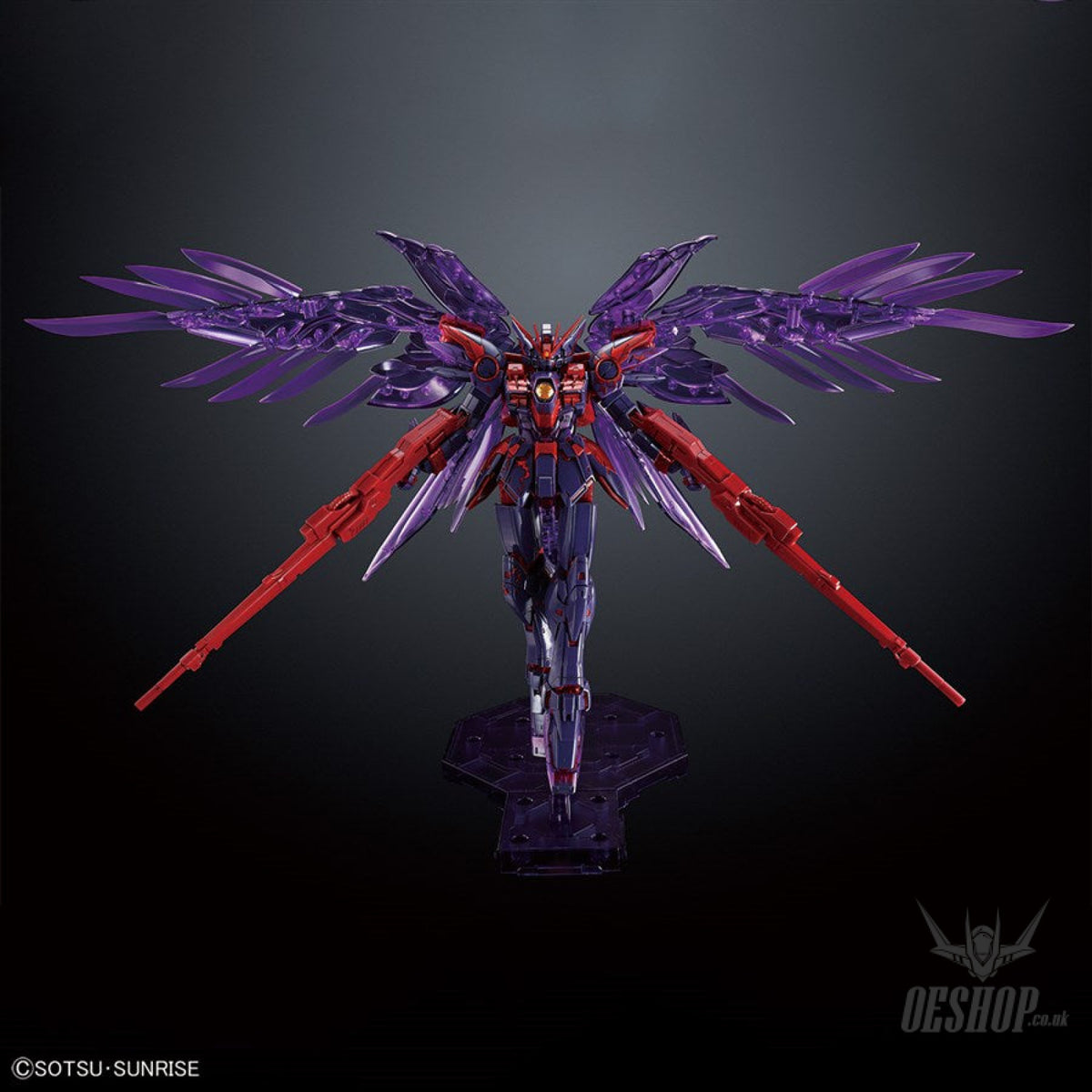 Limited 1/100 MG Wing Gundam Zero EW (Cross Contrast Colors / Clear Purple) - Scale Model Kits