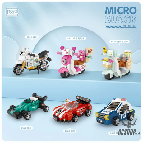 LOZ Micro Block 8614 Duck electric vehicle - 140 Pcs Model Bricks Building Blocks Building Blocks