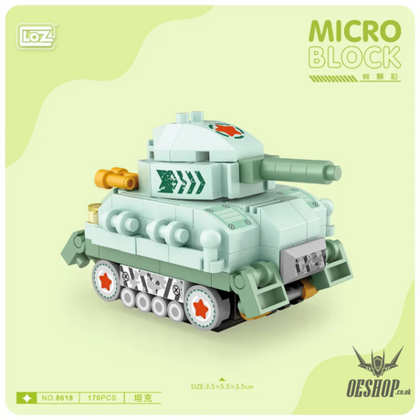 LOZ Micro Block 8618 Tank - 170 Pcs Model Bricks Building Blocks Building Blocks
