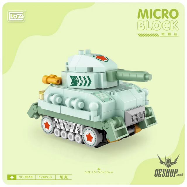LOZ Micro Block 8618 Tank - 170 Pcs Model Bricks Building Blocks Building Blocks