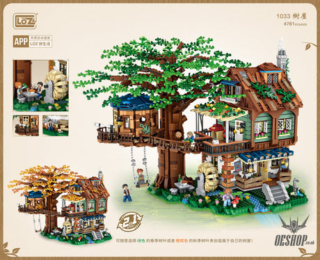LOZ Mini Block 1033 Tree house - 4761 Pcs Model Bricks Building Blocks Building Blocks