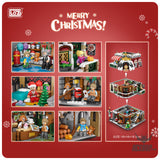 LOZ Mini Block 1054 Christmas Coffee shop - 2506 Pcs Model Bricks Building Blocks Building Blocks