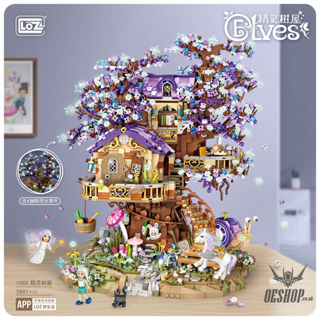 LOZ Mini Block 1065 Elf tree house - 3991 Pcs Model Bricks Building Blocks Building Blocks