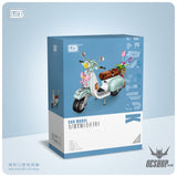 LOZ Mini Block 1117 Scooter 1/8 scale - 673 Pcs Model Bricks Building Blocks Building Blocks