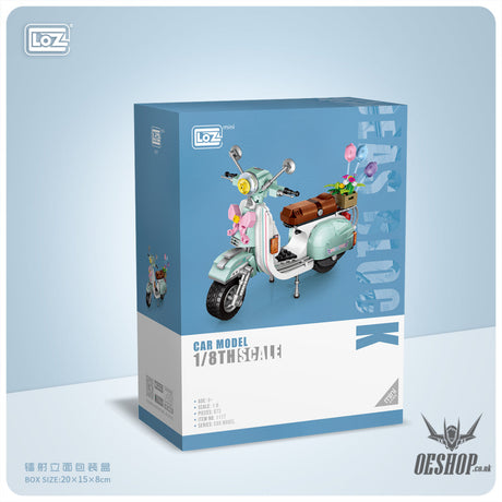 LOZ Mini Block 1117 Scooter 1/8 scale - 673 Pcs Model Bricks Building Blocks Building Blocks
