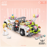 LOZ Mini Block 1119 Wedding car 1/20 Scale - 676 Pcs Model Bricks Building Blocks Building Blocks