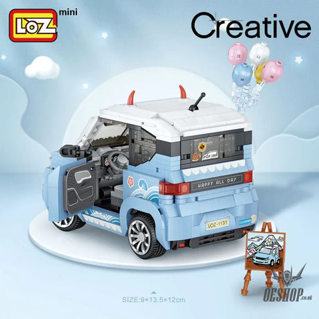 LOZ Mini Block 1131 MINI car 1/20 Scale - 875 Pcs Model Bricks Building Blocks Building Blocks