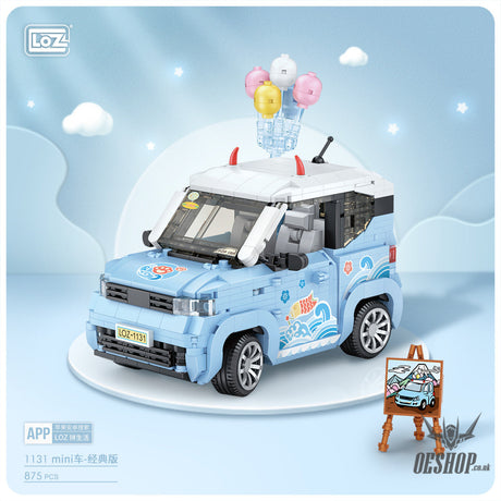 LOZ Mini Block 1131 MINI car 1/20 Scale - 875 Pcs Model Bricks Building Blocks Building Blocks