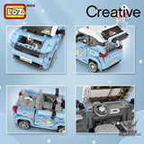 LOZ Mini Block 1131 MINI car 1/20 Scale - 875 Pcs Model Bricks Building Blocks Building Blocks
