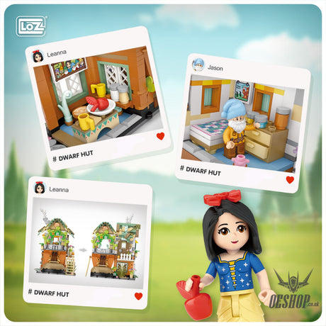 LOZ Mini Block 1226 Dwarf hut - 709 Pcs Model Bricks Building Blocks Building Blocks