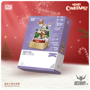 LOZ Mini Block 1238 Christmas house - Music box - 979 Pcs Model Bricks Building Blocks Building Blocks