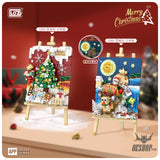 LOZ Mini Block 1282 Sleigh car - 646 Pcs Model Bricks Building Blocks Building Blocks