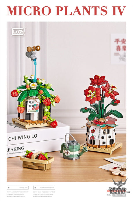 LOZ Mini Block 1284 Eternal flower Strawberry Plant - 686 Pcs Model Bricks Building Blocks Building Blocks
