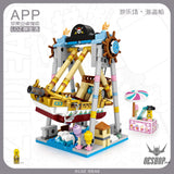 LOZ Mini Block 1717 Pirate ship - 541 Pcs Model Bricks Building Blocks Building Blocks