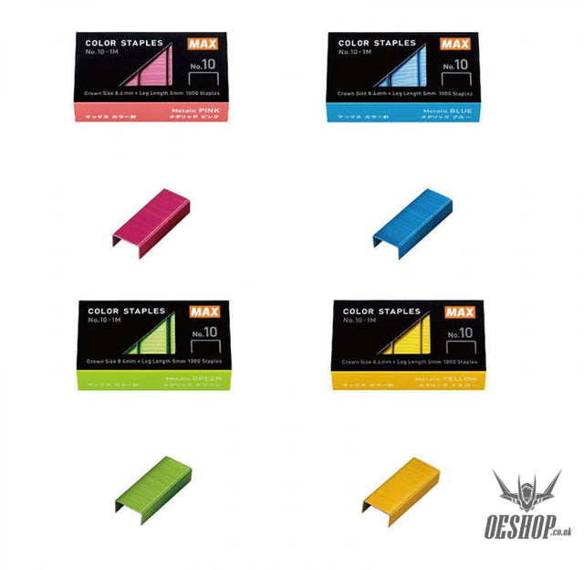 MAX NO.10-1M/MB Color Staples / Stapler Refill MAX 2.99 OEShop
