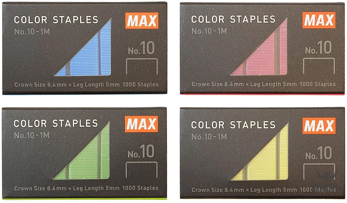MAX NO.10-1M/MB Color Staples / Stapler Refill MAX 2.99 OEShop