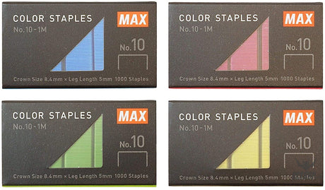MAX NO.10-1M/MB Color Staples / Stapler Refill MAX 2.99 OEShop