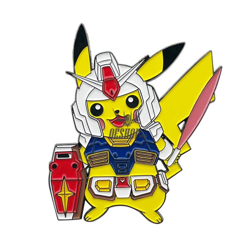 Mecha Mobile Suit Enamel Pin Custom Made Anime Robot Badge Axz140 Sticker