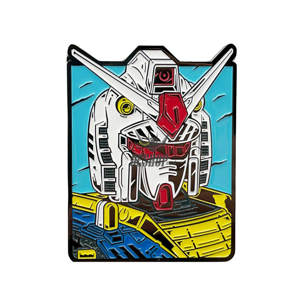 Mecha Mobile Suit Enamel Pin Custom Made Anime Robot Big Badge A A-1 Sticker