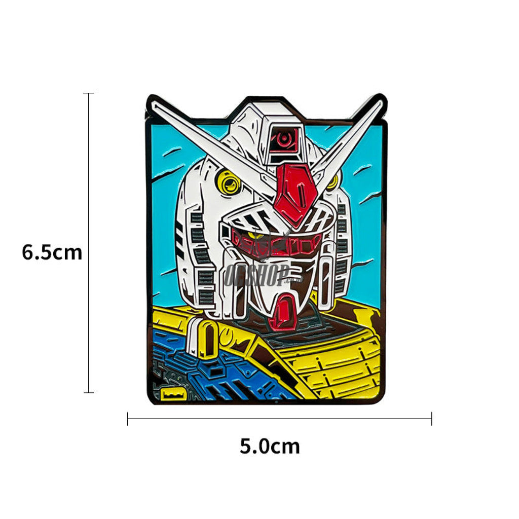Mecha Mobile Suit Enamel Pin Custom Made Anime Robot Big Badge A Sticker