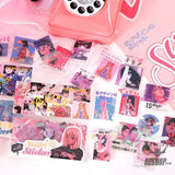 Moore Harajuku Girl Stickers (40 pieces) Sticker
