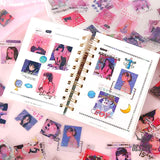 Moore Harajuku Girl Stickers (40 pieces) Sticker