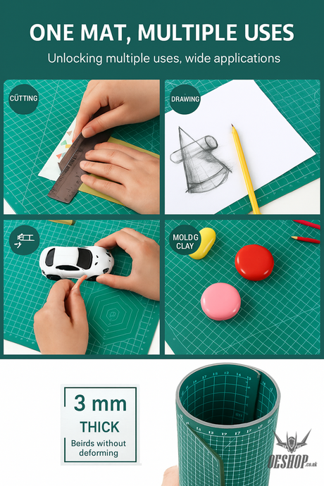 Multi-Size Double-Sided Cutting Mat / Anti-Cut Craft Board Cutting Mat