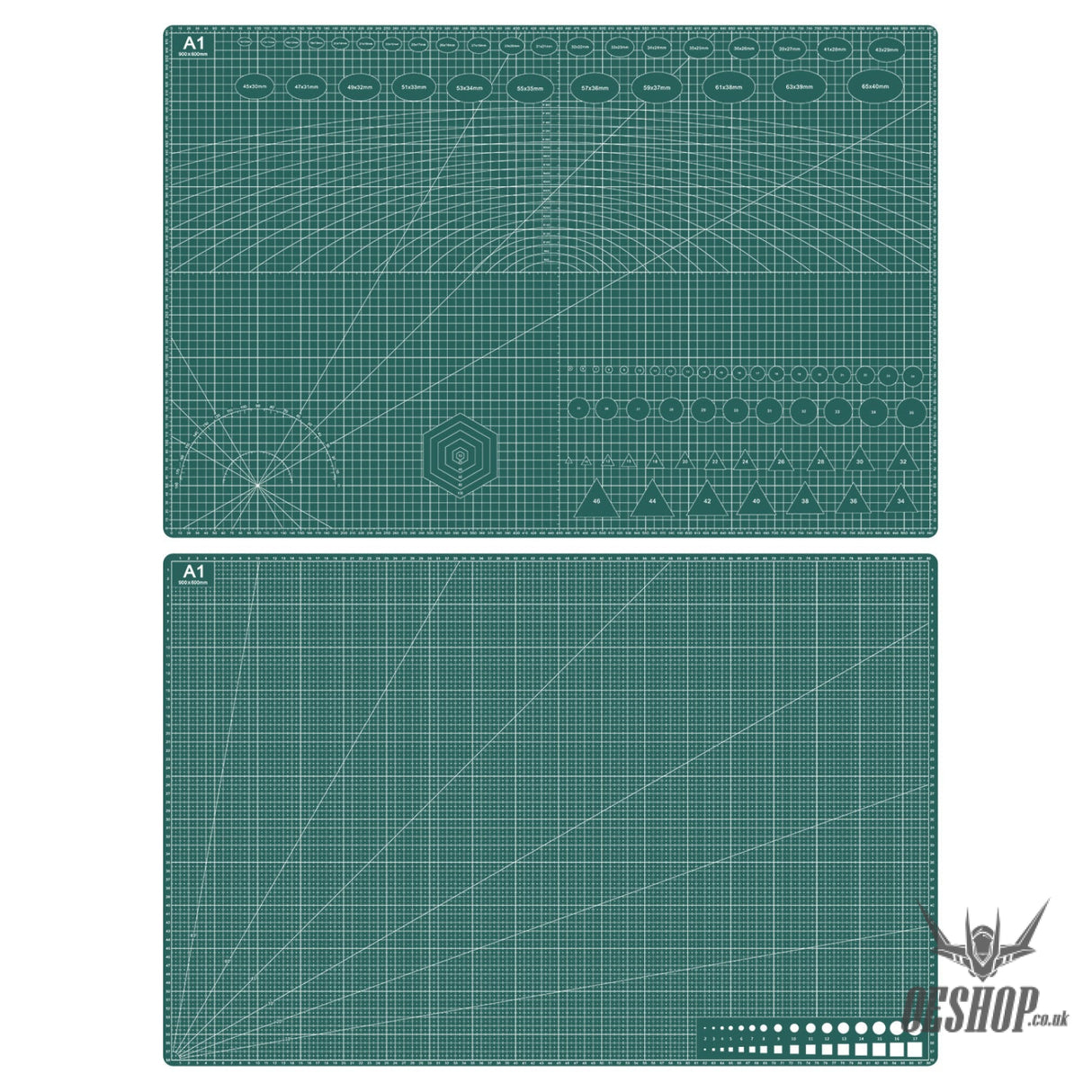 Cutting Mat A1 cutting mat (90*60cm) green & black core Cutting Mat