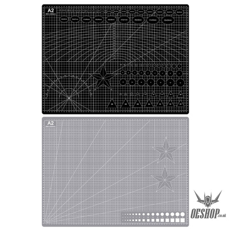 Cutting Mat A2 cutting mat (60*45cm) black + gray & black core Cutting Mat