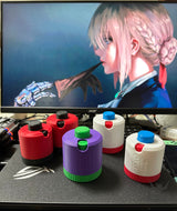 YLJ3D 360° Rotary Battery Storage Case for AA & AAA Batteries