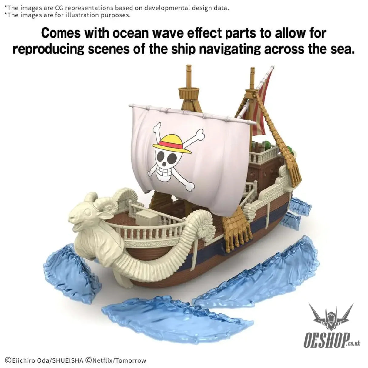 One Piece Grand Ship Collection Going Merry Netflix Ver - Scale Model Kits