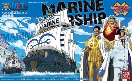 One Piece Grand Ship Collection Marine Warship Scale Model Kits